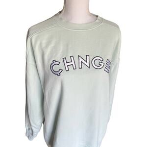 Chnge Men’s Long Sleeve Crew Neck Pullover Sweatshirt- Size Small